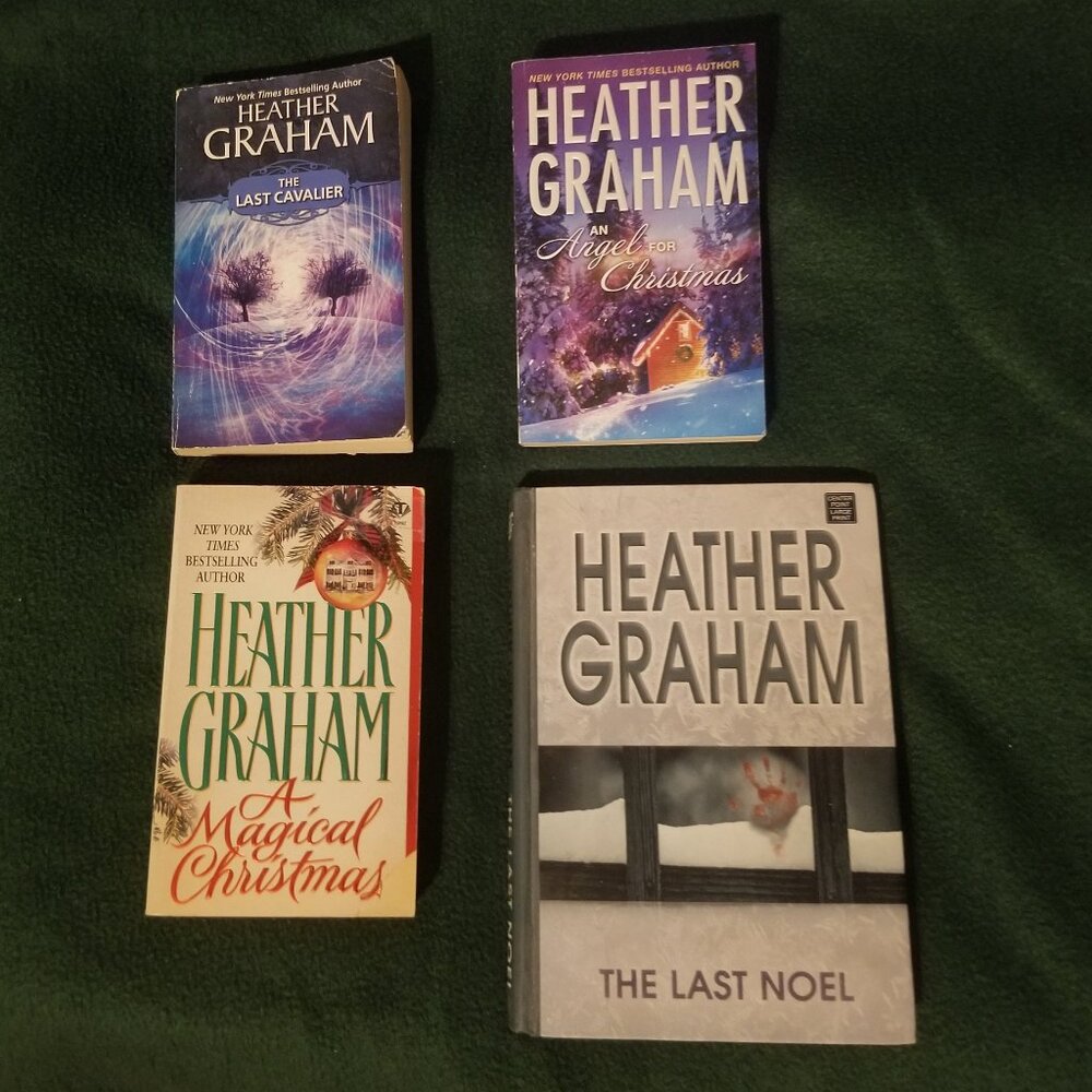 Romance: 4 Christmas Heather Graham books, 1 is Large Print